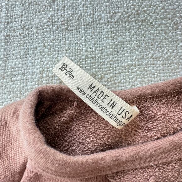 Childhoods Brown Peplum Sweatshirt VGUC 18-24mo - Picture 5 of 5